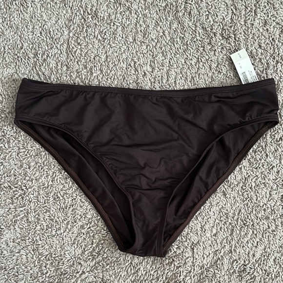 NWT La Blanca Dark Brown Bikini Bottom - Picture 2 of 9